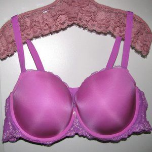 Torrid Cross Dye Lace Push-Up Demi Bra 46C